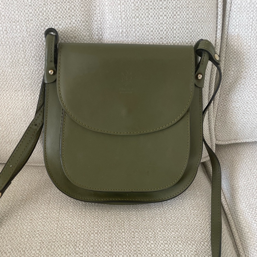 Italian Leather Crossbody Bag